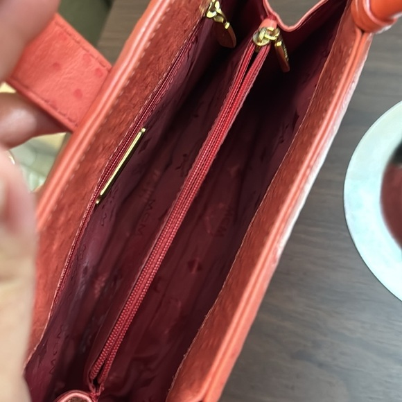 Vintage MCM  Germany Handbag Ostrich Leather - Picture 9 of 10